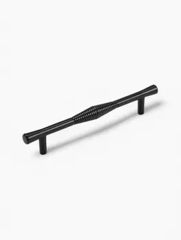 Ручка-скоба CAPPIO Лабиринт, цинк, м/о 128 мм, цвет черный