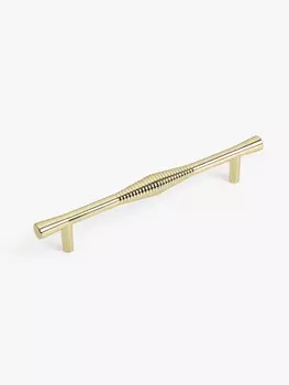 Ручка-скоба CAPPIO Лабиринт, цинк, м/о 128 мм, цвет золото