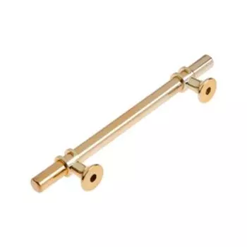 Ручка-скоба CAPPIO CAMDEN, м/о 128 мм, d=12 мм, пластик, цвет золото