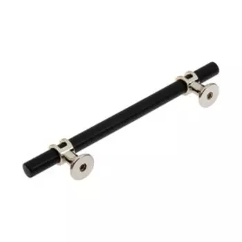 Ручка-скоба CAPPIO CAMDEN, м/о 128 мм, d=12 мм, пластик, цвет золото/черный