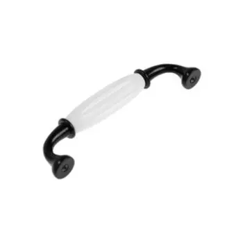 Ручка-скоба CAPPIO RSC012, пластик, м/о 128 мм, цвет черный