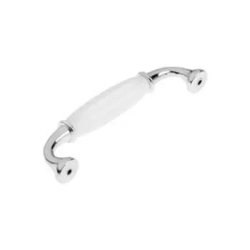 Ручка-скоба CAPPIO RSC012, пластик, м/о 128 мм, цвет хром