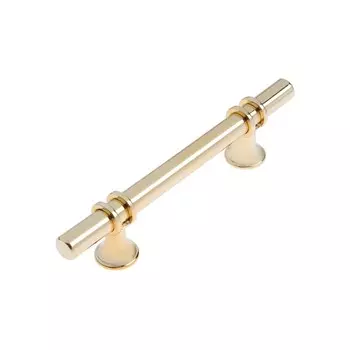 Ручка-скоба CAPPIO CAMDEN, м/о 96 мм, d=12 мм, пластик, цвет золото