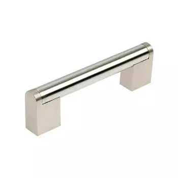 Ручка-скоба CAPPIO RSC013, м/о 96 мм, d=14 мм, цвет сатиновый никель