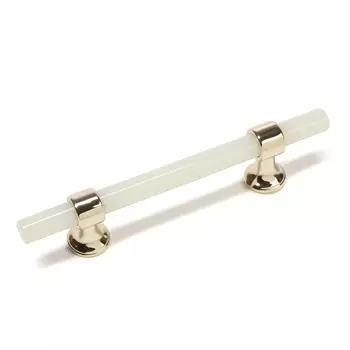 Ручка-скоба CAPPIO PK106, м/о 96 мм, d=12 мм, пластик, цвет фосфор/золото