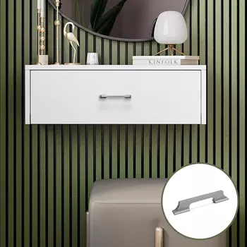 Ручка-скоба CAPPIO RSC020, алюминий, м/о 96 мм, цвет графит