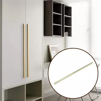 Ручка-скоба CAPPIO RSC021, алюминий, м/о 480 мм, цвет сатиновое золото