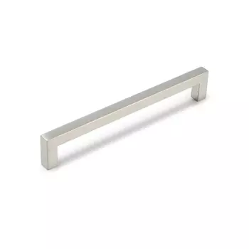 Ручка-скоба CAPPIO SQUARE RSC008, нержавеющая сталь, м/о 192 мм, цвет серебро