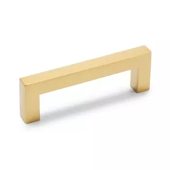 Ручка-скоба CAPPIO SQUARE RSC008, нержавеющая сталь, м/о 96 мм, цвет матовое золото