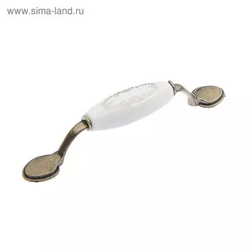 Ручка скоба Ceramics 012 LIGHT, 96 мм, керамическая, цвет бронза