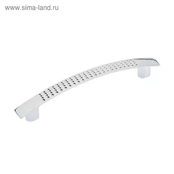 Ручка-скоба ТУНДРА LIGHT РС001AL, м/о 96 мм, цвет хром