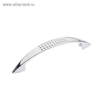 Ручка-скоба мебельная LIGHT РС003, м/о 96 мм, цвет хром