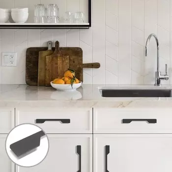 Ручка-скоба мебельная CAPPIO RS1401, м/о 224 мм, цвет черный