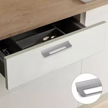 Ручка-скоба мебельная CAPPIO RS1402, м/о 160 мм, цвет графит