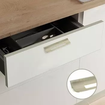 Ручка-скоба мебельная CAPPIO RS1402, м/о 160 мм, цвет сатиновое золото