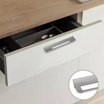 Ручка-скоба мебельная CAPPIO RS1402, м/о 192 мм, цвет графит