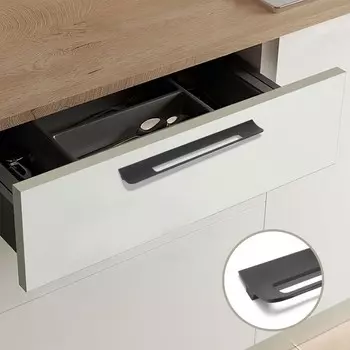 Ручка-скоба мебельная CAPPIO RS1402, м/о 256 мм, цвет черный