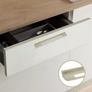 Ручка-скоба мебельная CAPPIO RS1402, м/о 256 мм, цвет сатиновое золото