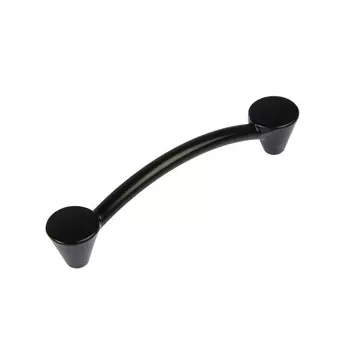 Ручка-скоба мебельная PC174BL, м/о 96 мм, цвет чёрный, 4 шт