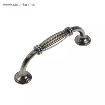 Ручка-скоба мебельная PC176АB LIGHT, м/о 96 мм, цвет бронза