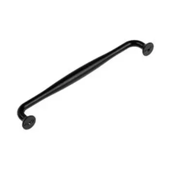 Ручка-скоба мебельная WAVE PC173BL, м/о 192 мм, цвет чёрный