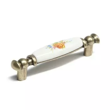 Ручка-скоба CAPPIO ROSE Ceramics, м/о 96 мм, цвет бронза