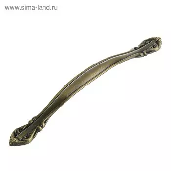 Ручка-скоба мебельная РС123, м/о 128 мм, цвет бронза