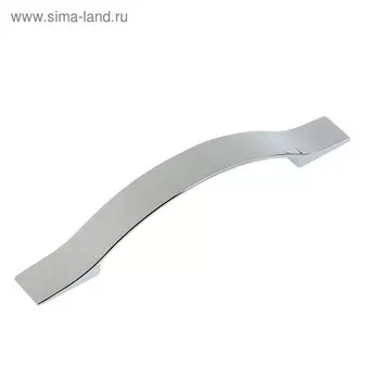 Ручка-скоба мебельная РС134, м/о 96 мм, цвет хром