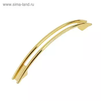 Ручка-скоба РС139GP, м/о 96 мм, цвет золото