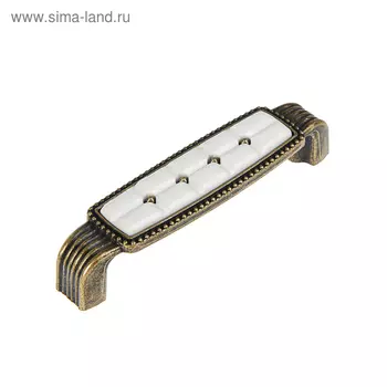 Ручка-скоба CAPPIO ELEGANT РС150AB, м/о 96 мм, керамическая, цвет бронза