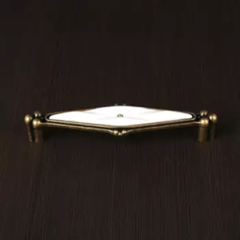 Ручка-скоба CAPPIO ELEGANT РС153AB, м/о 128 мм, керамическая, цвет бронза