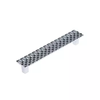 Ручка-скоба мебельная РС203, м/о 96 мм, цвет хром, 4 шт