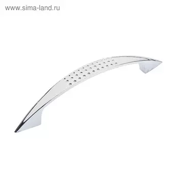 Ручка-скоба мебельная STANDART РС003 м/о 96 мм, цвет хром