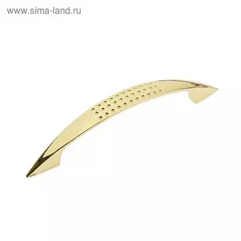 Ручка-скоба мебельная STANDART РС003, м/о 96 мм, цвет золото