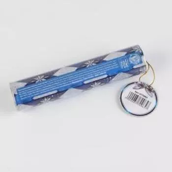 Ручка шариковая, синяя паста, 1.0 мм, пластик, в тубусе «С Новым годом»