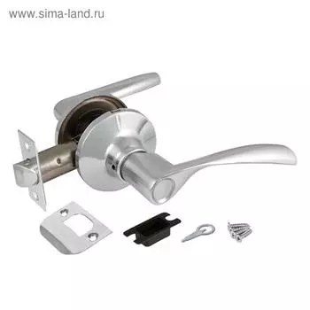 Ручка защелка 6010 CP-P без фиксатора, цвет хром