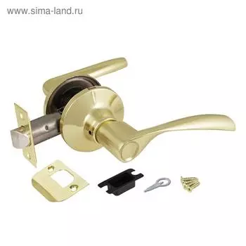 Ручка защелка 6010 PB-P без фиксатора, цвет золото