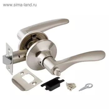 Ручка защелка Punto 6020 SN-B, с фиксатором, цвет матовый никель