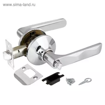 Ручка защелка Punto 6024 CP-B, с фиксатором, цвет хром