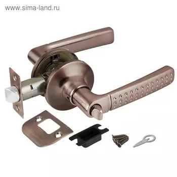 Ручка защелка Punto 6026 AC-B, с фиксатором, цвет медь