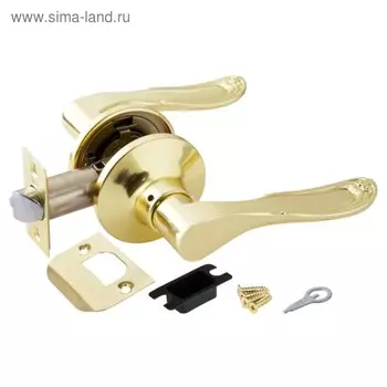 Ручка защелка Punto 6030 PB-P, без фиксатора, цвет золото