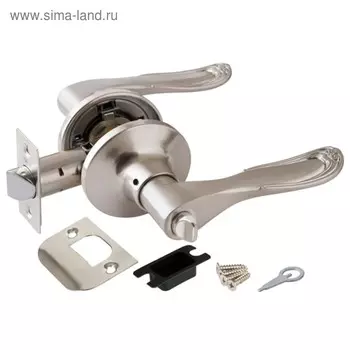 Ручка защелка Punto 6030 SN-B, с фиксатором, цвет матовый никель