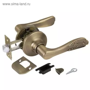 Ручка защелка Punto 6033 MAB-P, без фиксатора, цвет матовая бронза