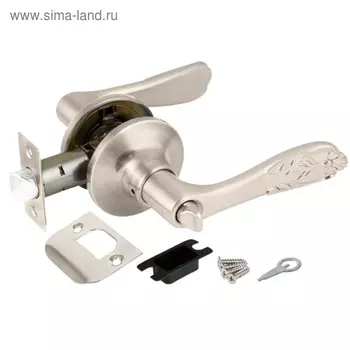 Ручка защелка Punto 6033 SN-B, с фиксатором, цвет матовый никель