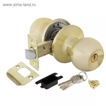 Ручка защелка Punto 6072 SB-E, ключ/фиксатор, цвет, цвет матовое золото