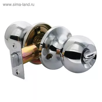 Ручка защелка RUCETTI HK-01 WC PC, сан.тех.завертка, цвет хром