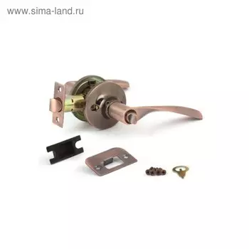 Ручка-защёлка AVERS 8023-03-АС, с фиксатором, цвет медь