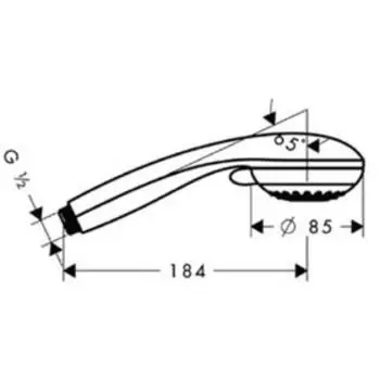 Ручной душ Hansgrohe Crometta 85 Vario