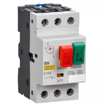 Ручной кнопочный пускатель IEK, ПРК 32-10 In10А Ir6-10А Ue, 660 В, DMS11-010