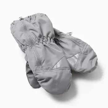 Рукавицы детские, цвет серый, размер 10 (1-2 года)